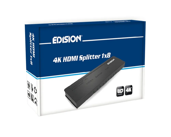 EDISION 4K HDMI Splitter 1x8