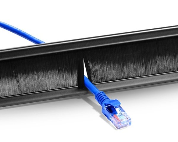 1U Brush Strip for Patch Panel